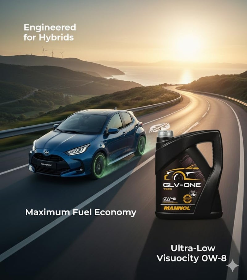 MANNOL GLV-ONE 0W-8 Engine Oil for Hybrid Cars - Image 2