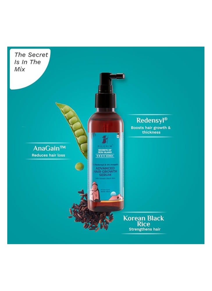 PILGRIM Pilgrim Redensyl 3% + Anagain 4% Advanced Hair Growth Serum With Natural Ingredients For Unisex, 100ml  - Image 5