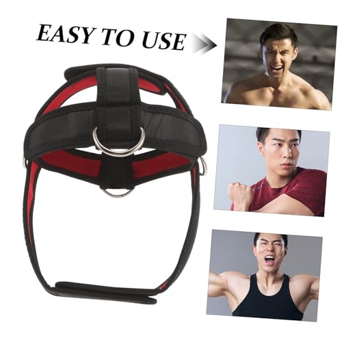 FOYTOKI and Neck Trainer Indoor Neck Exerciser Neck Weight Lifting Harness Trainer for Neck Safety Neck Trainer Neck Training Neck Harness Portable Diving Fabric Training Equipment - Image 4