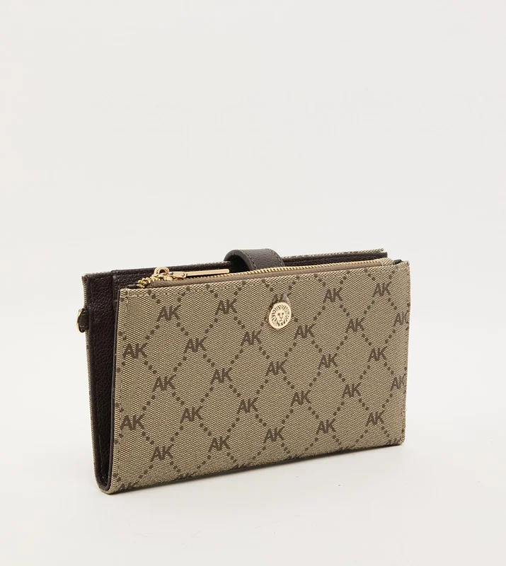 ان كلاين Akg5027 Dark Brown Women's Wristlet