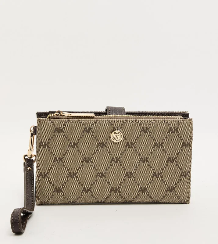 ان كلاين Akg5027 Dark Brown Women's Wristlet