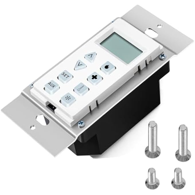Fenglesha HTI-12-007 WALL SWITCH KEY PAD CONTROL ASSEMBLY COMPATIBLE WITH HEAT N GLO, HEATILATOR, QUADRAFIRE GAS FIREPLACES, USED FOR BOTH NG AND LP UNITS - Image 1