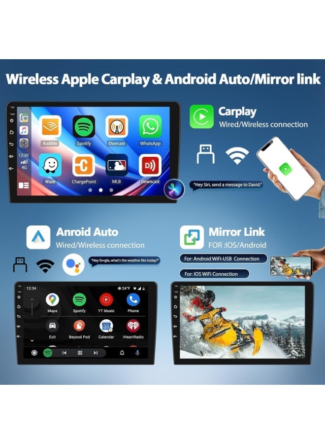 SHEZA STAR Android Car Stereo for Mitsubishi Lancer 2007-2017 4GB RAM 64GB ROM Support Carplay, M-Link Wi-Fi BT, Radio GPS, 10 Inch IPS.QLED, Screen with 360D Camera Included - Image 2