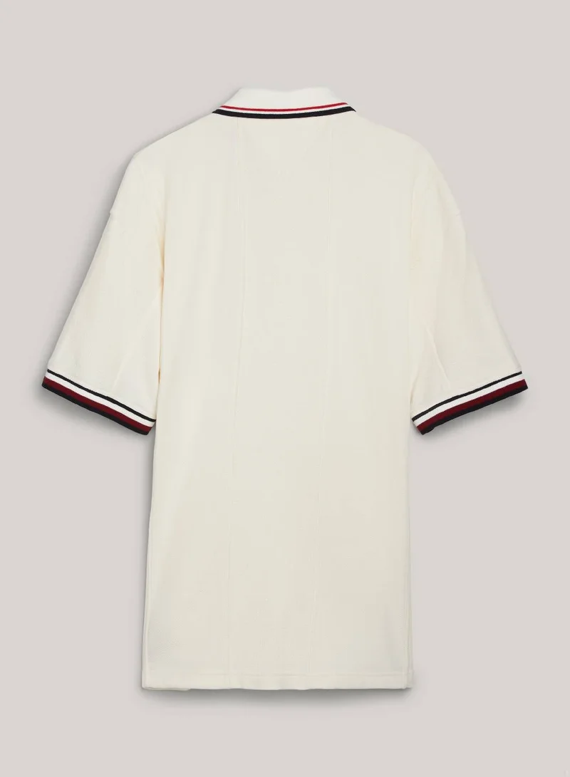 TOMMY HILFIGER Crest Panelled Tipped Regular Polo