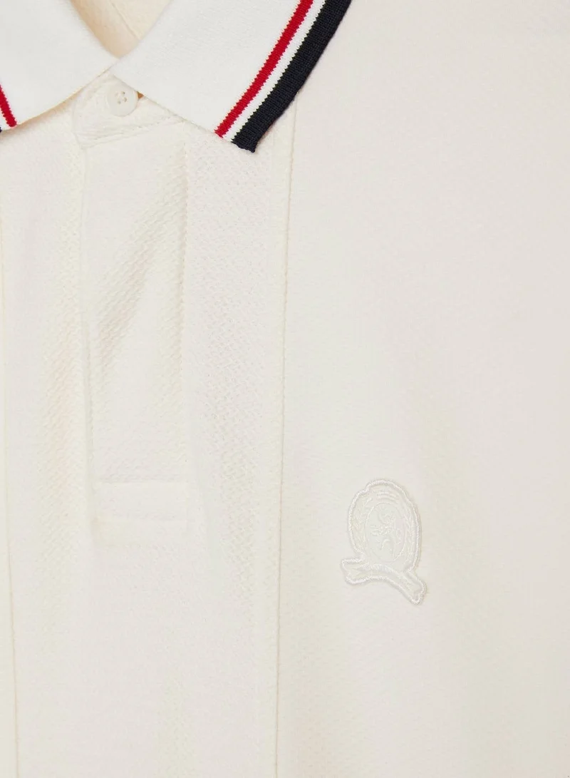 TOMMY HILFIGER Crest Panelled Tipped Regular Polo