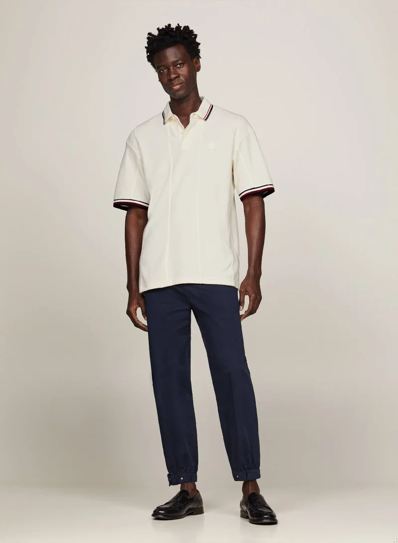TOMMY HILFIGER Crest Panelled Tipped Regular Polo
