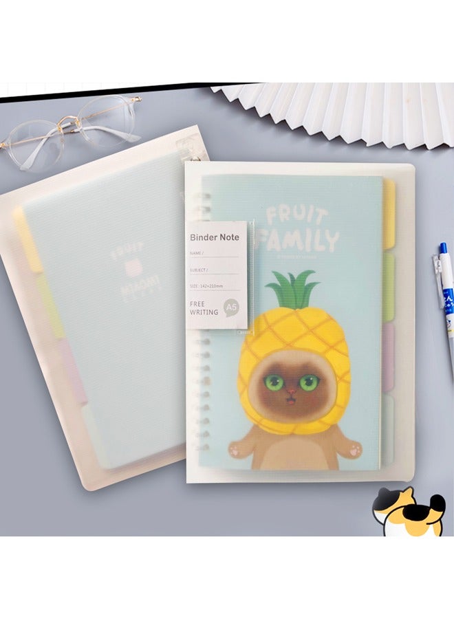 XIANGYU A5 Diary Transparent PP Cover Refillable Spiral Note Book Loose Leaf Binder Journal Notebook  - Image 5