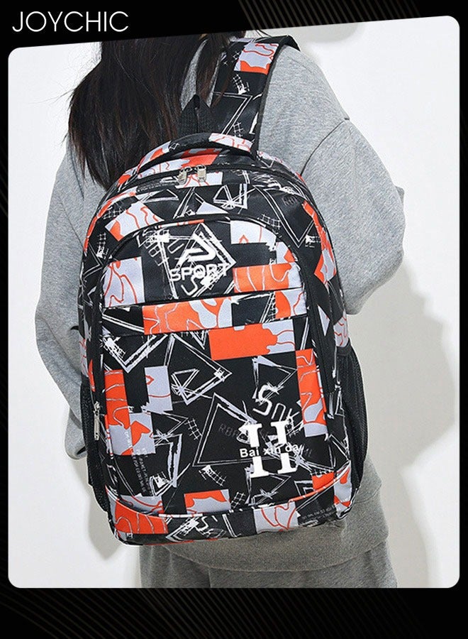 Joychic حقيبة ظهر أكسفورد للسفر والأعمال، حقيبة كتب قابلة للتنفس ومقاومة للماء، حقيبة ظهر كبيرة الحجم للطلاب المتوسطين والثانويين، متعددة الألوان - Image 2