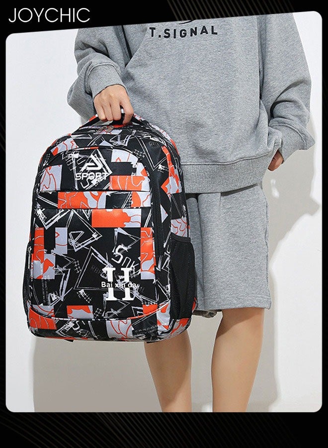 Joychic حقيبة ظهر أكسفورد للسفر والأعمال، حقيبة كتب قابلة للتنفس ومقاومة للماء، حقيبة ظهر كبيرة الحجم للطلاب المتوسطين والثانويين، متعددة الألوان - Image 5