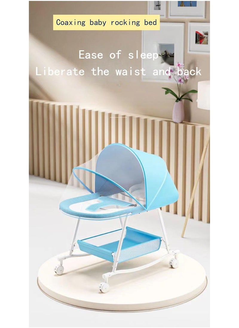 Generic - Foldable Baby Changing Table with Wheels and Storage Bag Nursery Organizer for Newborn Essentials - Image 1
