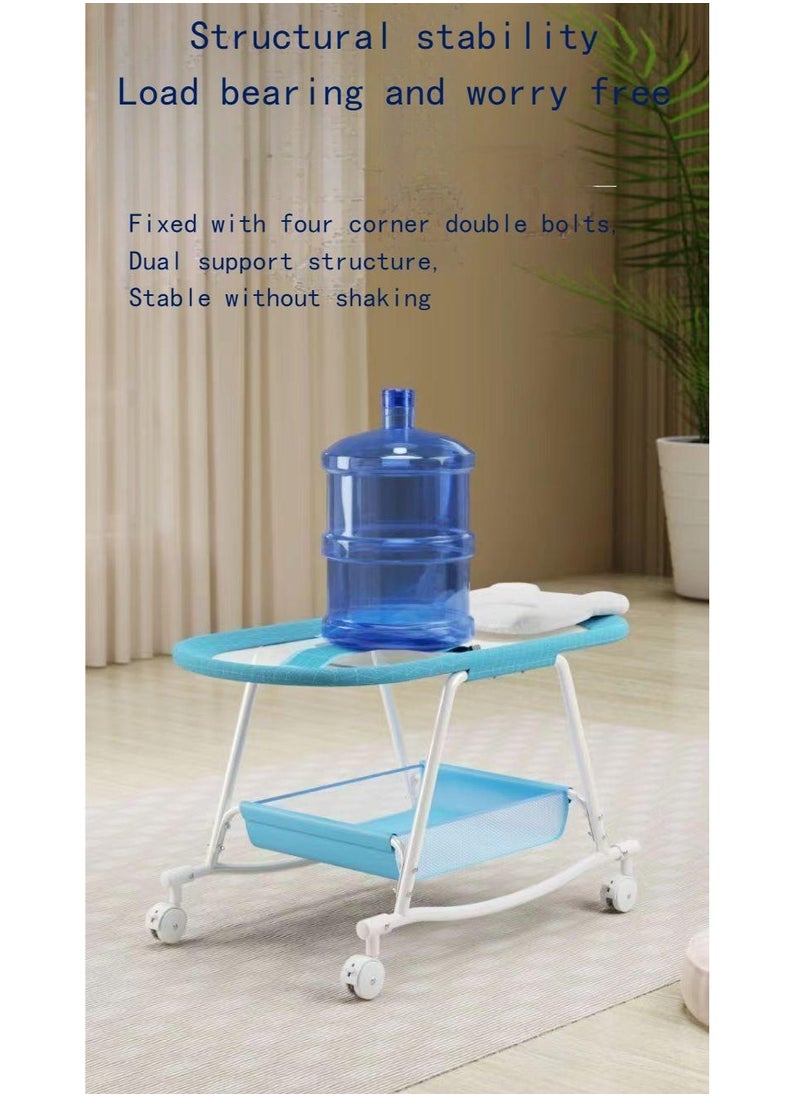 Generic - Foldable Baby Changing Table with Wheels and Storage Bag Nursery Organizer for Newborn Essentials - Image 1