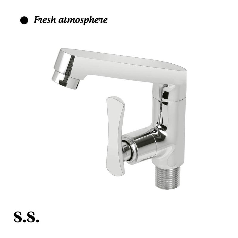 SPOTBIA Brass Metal with Chrome Platting Luxurious Kitchen Sink Faucet with Foam Flow Chrome Plated - Image 2