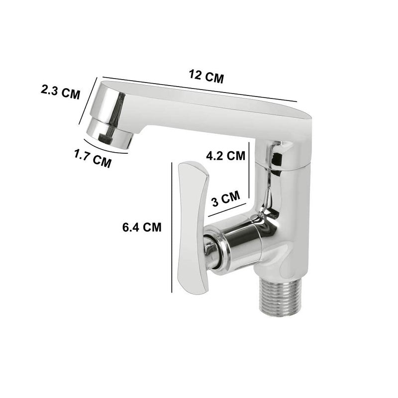 SPOTBIA Brass Metal with Chrome Platting Luxurious Kitchen Sink Faucet with Foam Flow Chrome Plated - Image 3