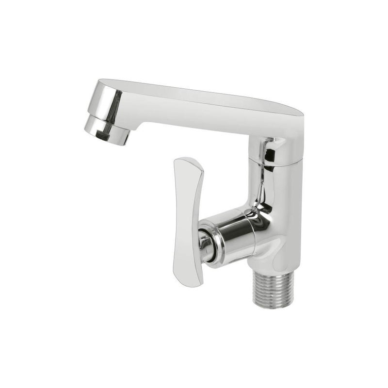 SPOTBIA Brass Metal with Chrome Platting Luxurious Kitchen Sink Faucet with Foam Flow Chrome Plated - Image 1