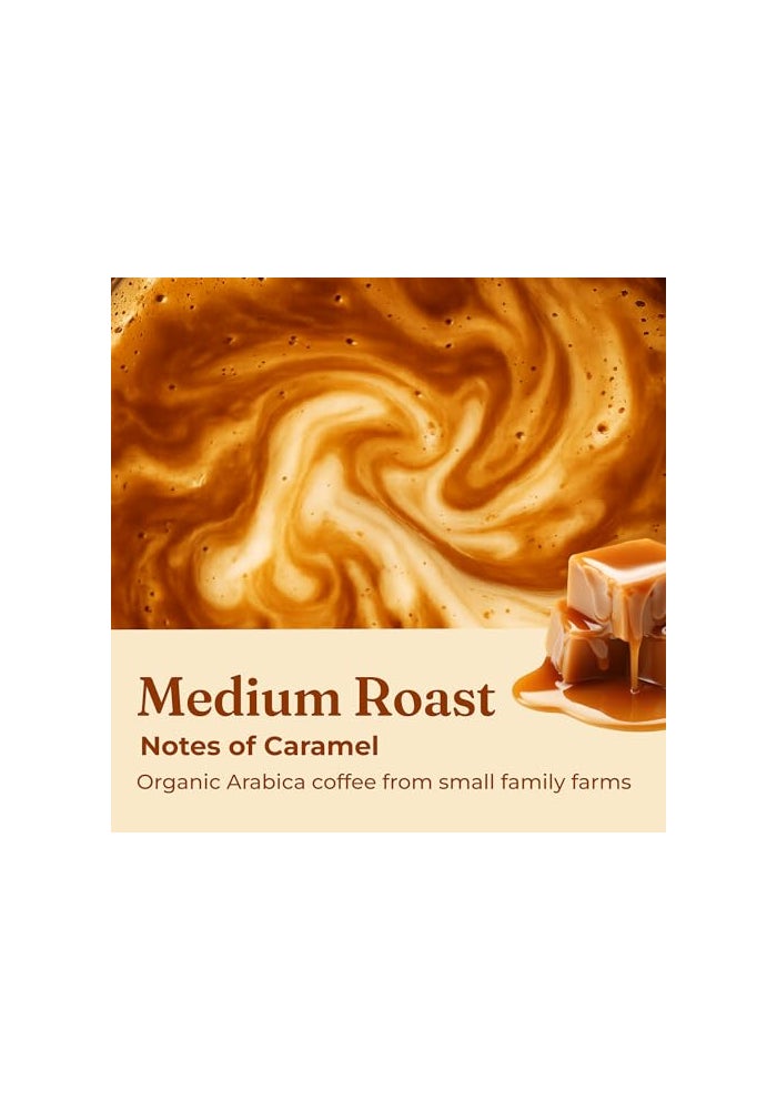 Four Sigmatic Gut Health Organic Ground Coffee | Medium Roast, Immune Boosting Probiotic Mushroom Coffee with Chaga & Turkey Tail for Gut Health & Immune Support | 12oz Bag - Image 5