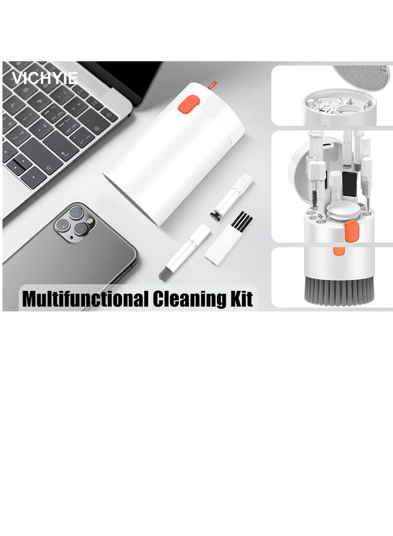 بامير مجموعة تنظيف شاشة الهاتف المحمول 20 في 1، مجموعة رذاذ تنظيف فرشاة لوحة مفاتيح الكمبيوتر لأجهزة iPhone AirPods MacBook iPad، أداة تنظيف الأجهزة الإلكترونية للكاميرا وشاشة الكمبيوتر وسماعات الأذن - Image 3