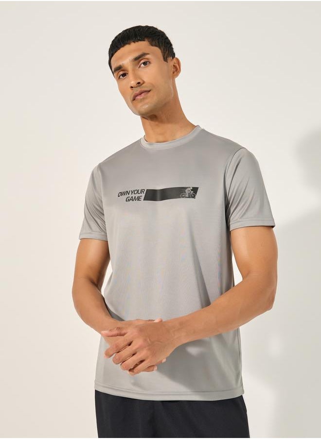Styli - Graphic Print Short Sleeve T-Shirt - Image 1