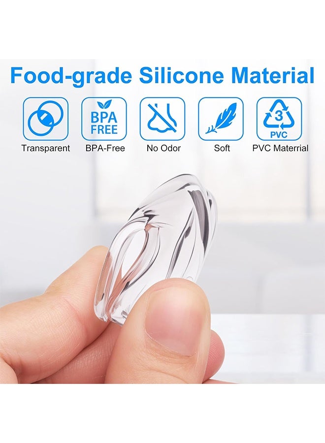 Set of 20 Kids Table Corner Protectors, Clear Furniture Corner Protectors, Baby Protective Corner Guards, Corner Covers - Image 3