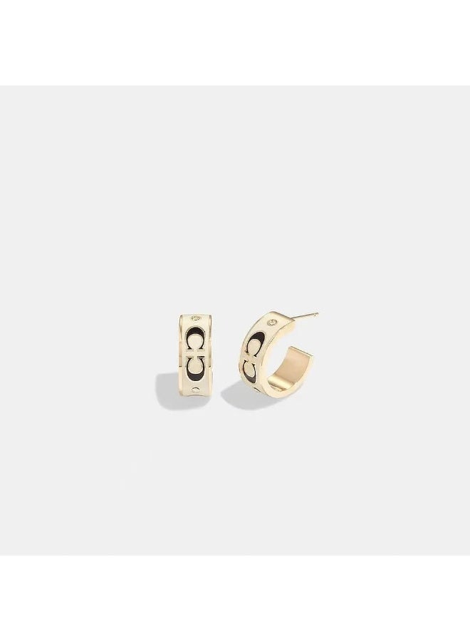 coachoutlet Women's Earrings with gift box - Image 1