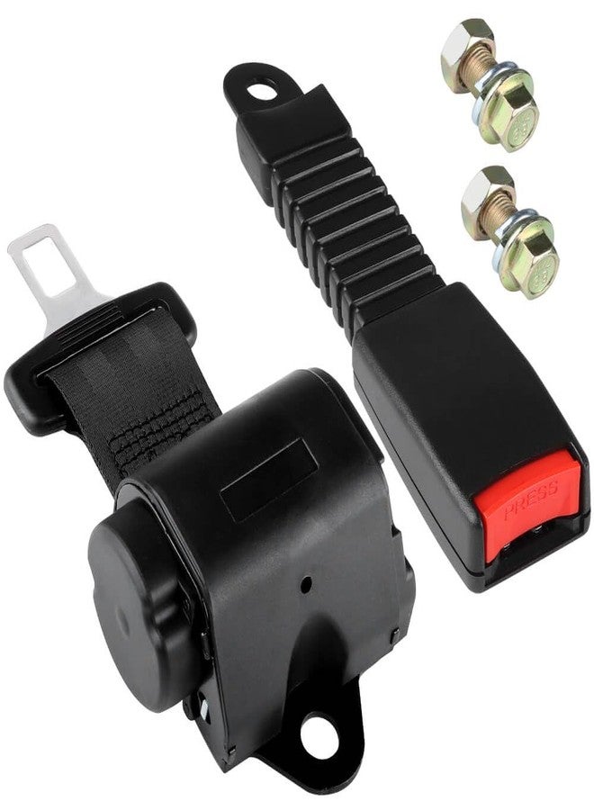 LEAPGOMAX Retractable 61" DOT Seatbelts, Universal 2 Point Adjustable Seat Belts for Golf Carts EZGO, Yamaha, Club Car, ICON, Star, Zone Golf Carts (1 Set) - Image 1