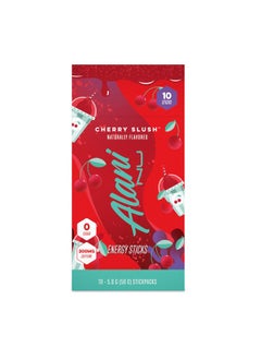 Alani Nu Energy Stick Packets Activate With Water 200Mg Caffeine Zero Sugar 30Mcg Biotin Formulated With Amino Acids Like Ltheanine To Prevent Crashing Cherry Slush 10 Sticks Per Pack  - Image 1
