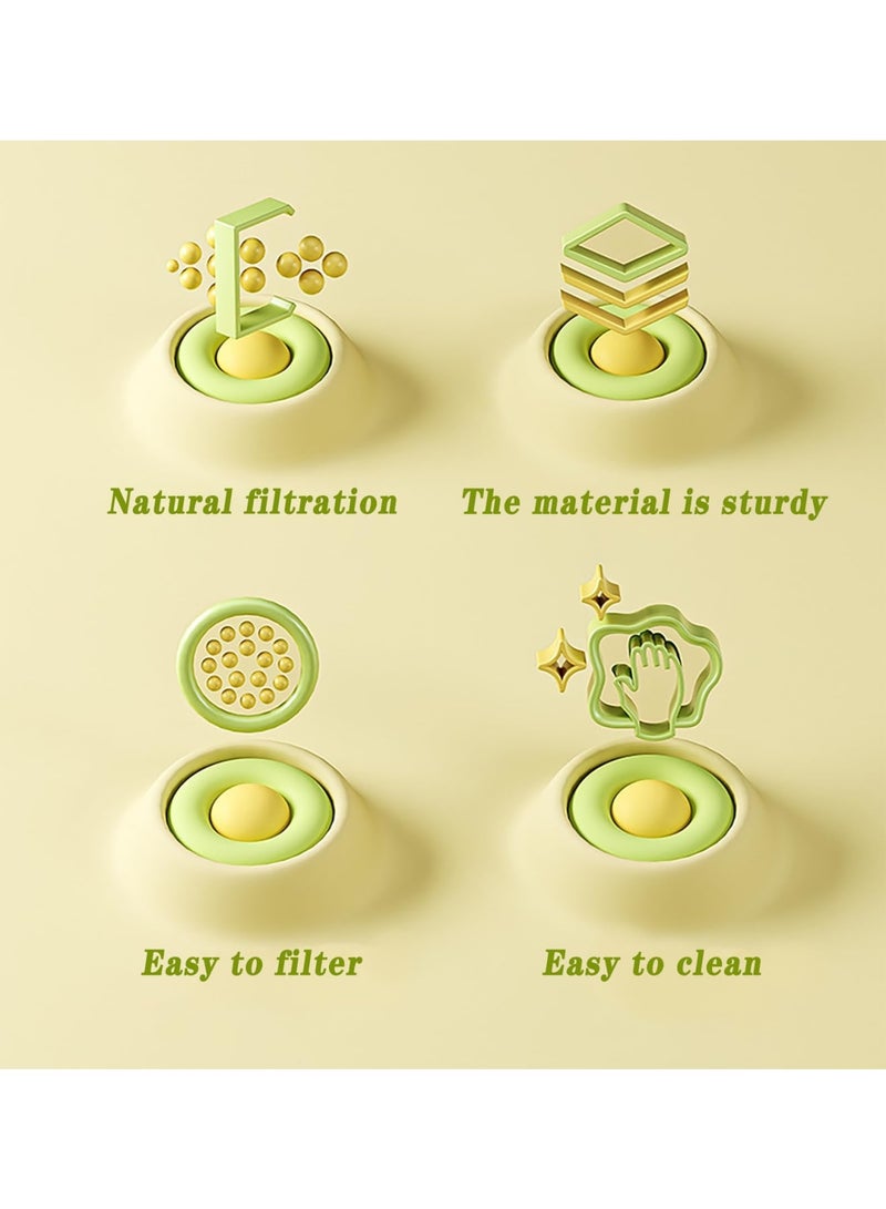 Barakah Greek Yogurt Maker with Ultra-Fine Nylon Strainer, Whey Separator for Thick and Creamy Yogurt, Food Grade Material, 5.7 * 4.2 * 5.3 Inches (Green) - Image 3