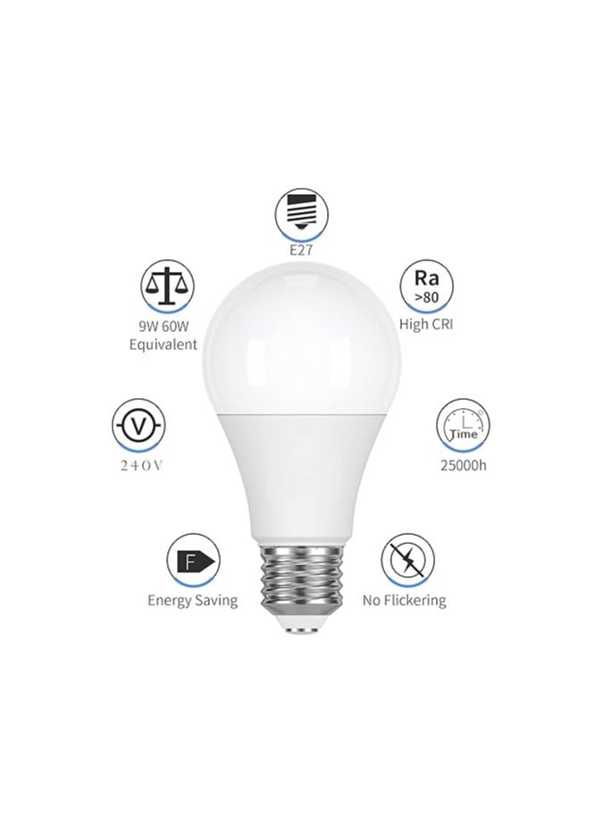 Max LED GLS Lights Bayonet Cap BC, 9watt 850LM Bulbs  - Image 2