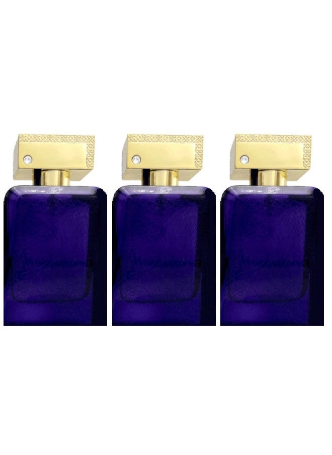 لوف ان فيوليت - مجموعة من 3 قطع من عطر لوف ان فيوليت للنساء - أو دو بارفيوم - 100 مل*3قطع - لمسة من الانتعاش والأنوثة بتركيبة فاكهية فريدة - Image 1