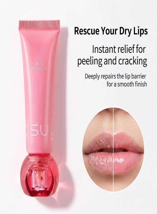 Boxveria Lip Gloss Set, 4 Pack Cute Lip Gloss for Girls, Non Sticky Hydrating Tinted Lip Gloss, Lip Oil Glossy Natural Shine, Flavored Lip Gloss Set - Image 2
