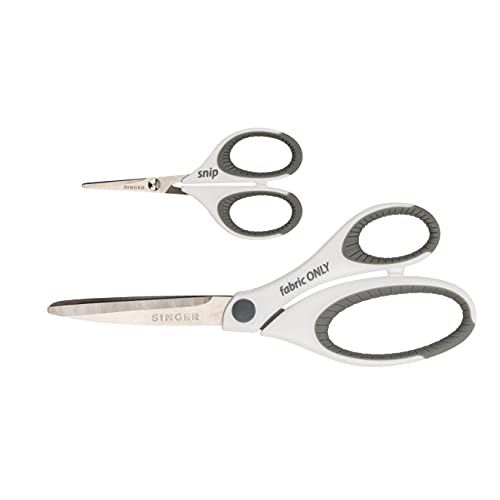 SINGER 07175 Sewing and Detail Scissors Set with Comfort Grip - Image 1