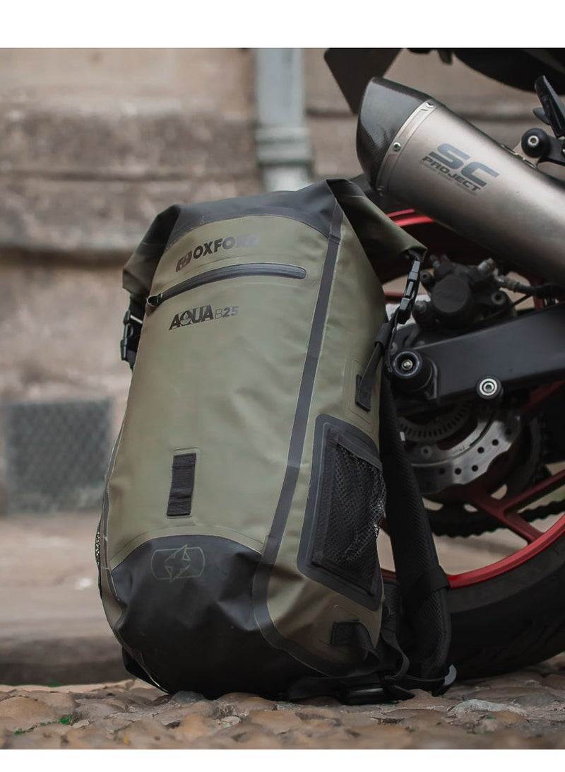 Oxford Aqua Ol406 Hydro Backpack - Khaki/Black - Image 4
