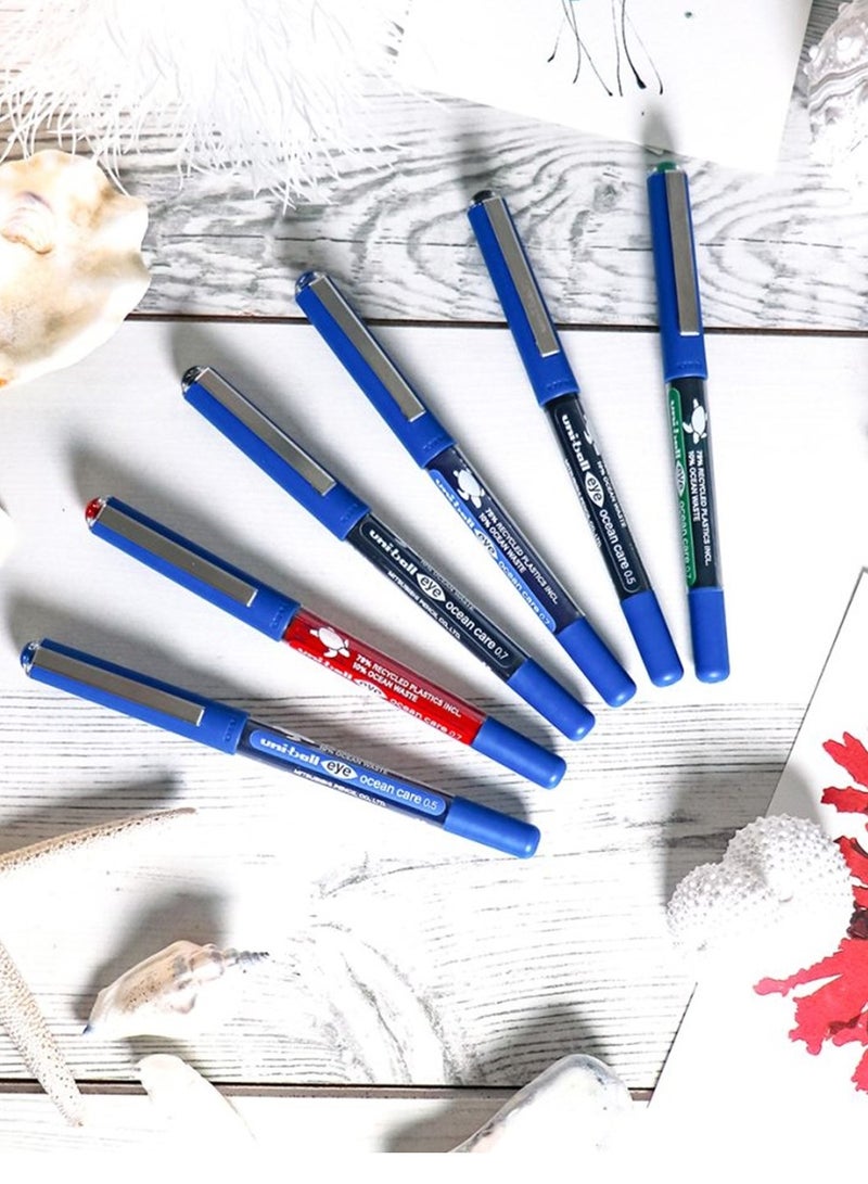 Uniball 1-Piece Eye Fine Ocean Care Rollerball Pen 0.7mm Tip Blue ink - Image 3