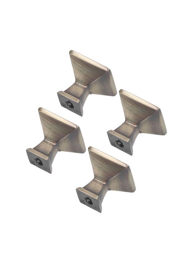 Thoraya 4PCS Vintage Knobs Punch Free Adhesive Retro Copper Cabinet Door Handle with Sticky Plate Screw for Cupboard AccessoriesShou  - Image 4