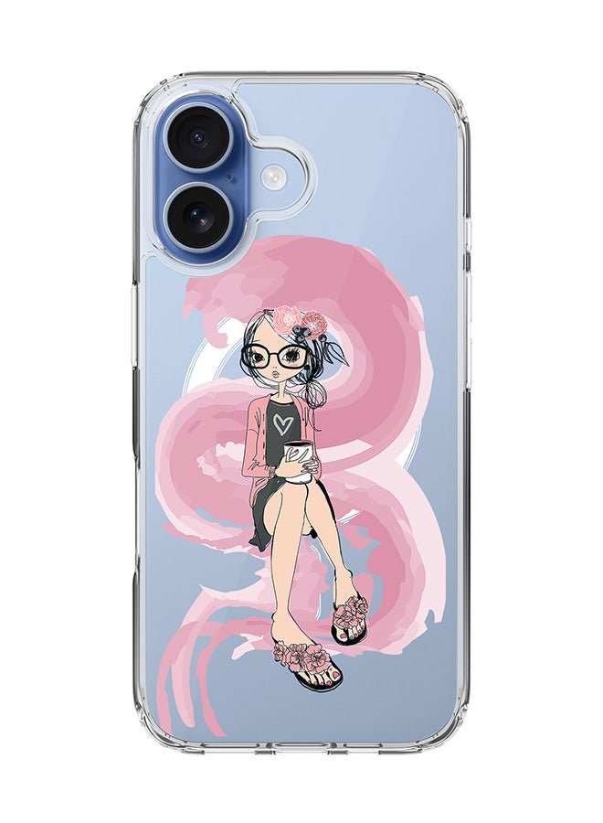 Stylizedd Classic Clear MagSafe Case for iPhone 17 , Hybrid Soft Case Flexible Edges Anti Drop TPU PC Gel Thin Transparent Cover [ Designed for iPhone 17 ] - Nerdy Cute - Image 1
