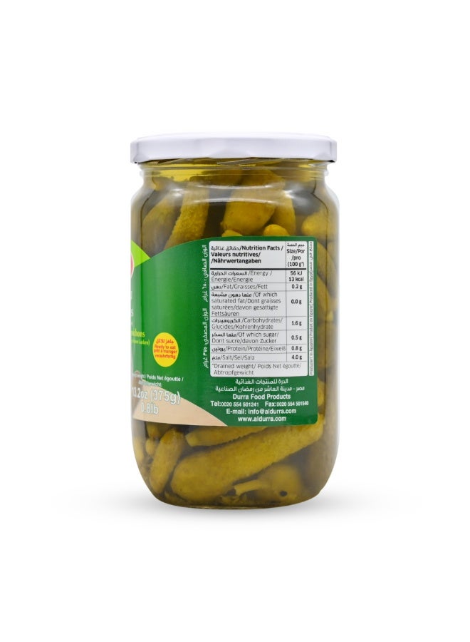 Durra pickled small cucumbers cornichons 650 g - Image 3