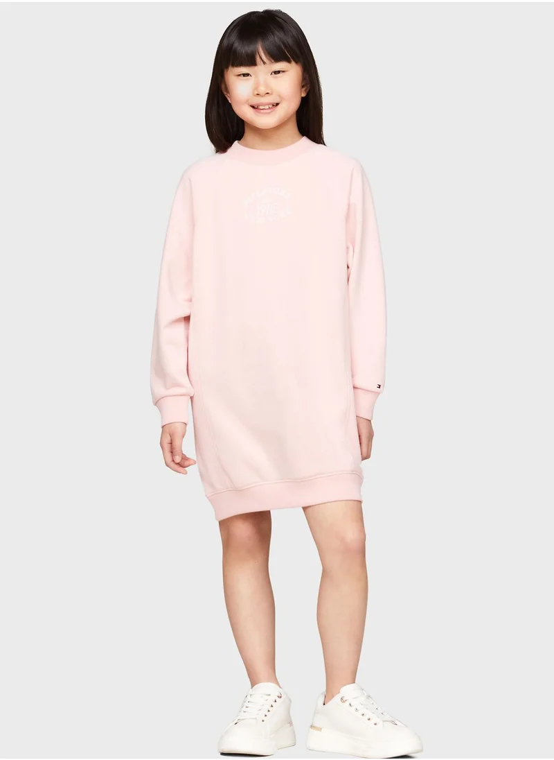 TOMMY HILFIGER Youth  Logo Sweatshirt Dress
