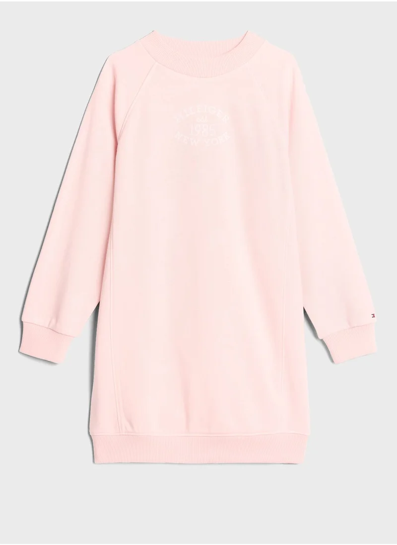 TOMMY HILFIGER Youth  Logo Sweatshirt Dress