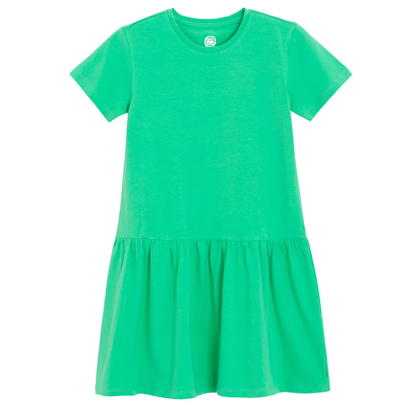 كول كلوب من سمييك CCG3211461 GREEN COTTON DRESS S/S