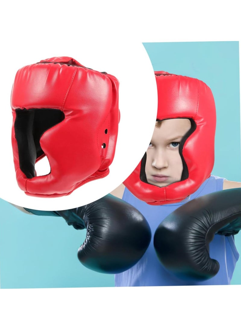 Boxing Headgear for Kids: MMA Kickboxing Headgear with Mesh, Headgear for Sparring Karate Taekwondo Martial Arts - Image 2