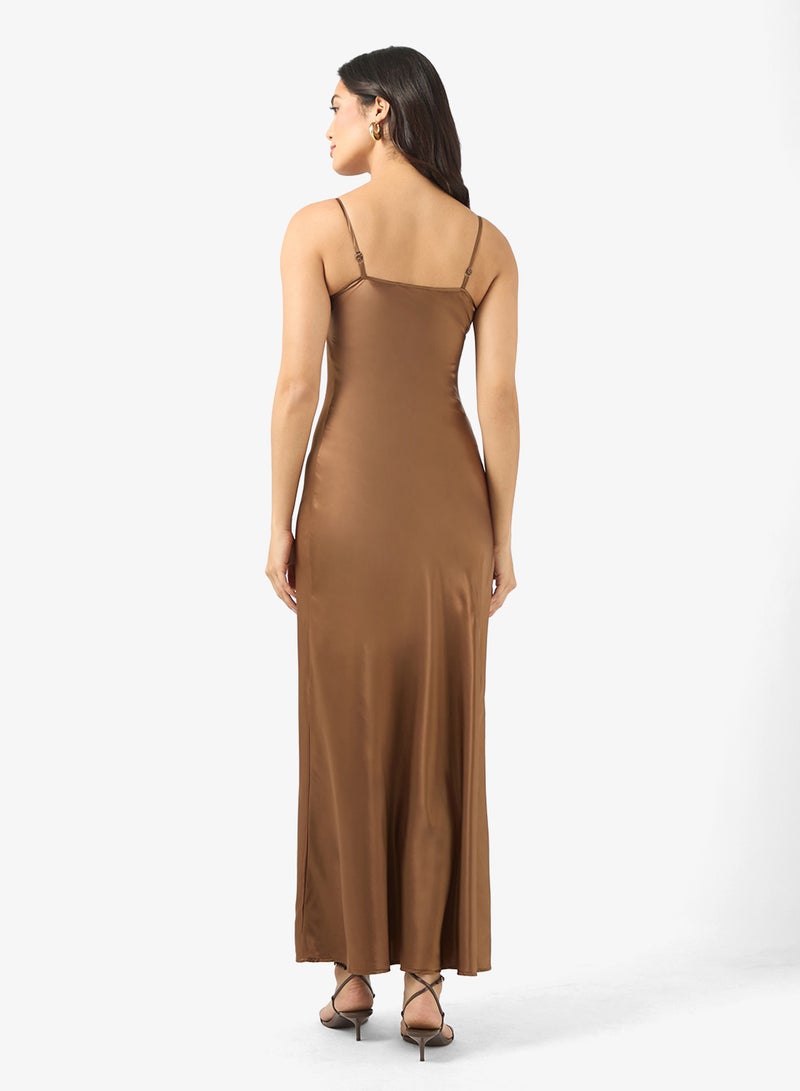 BCBG strappy SATIIN SLIP maxi DRESS - Image 2