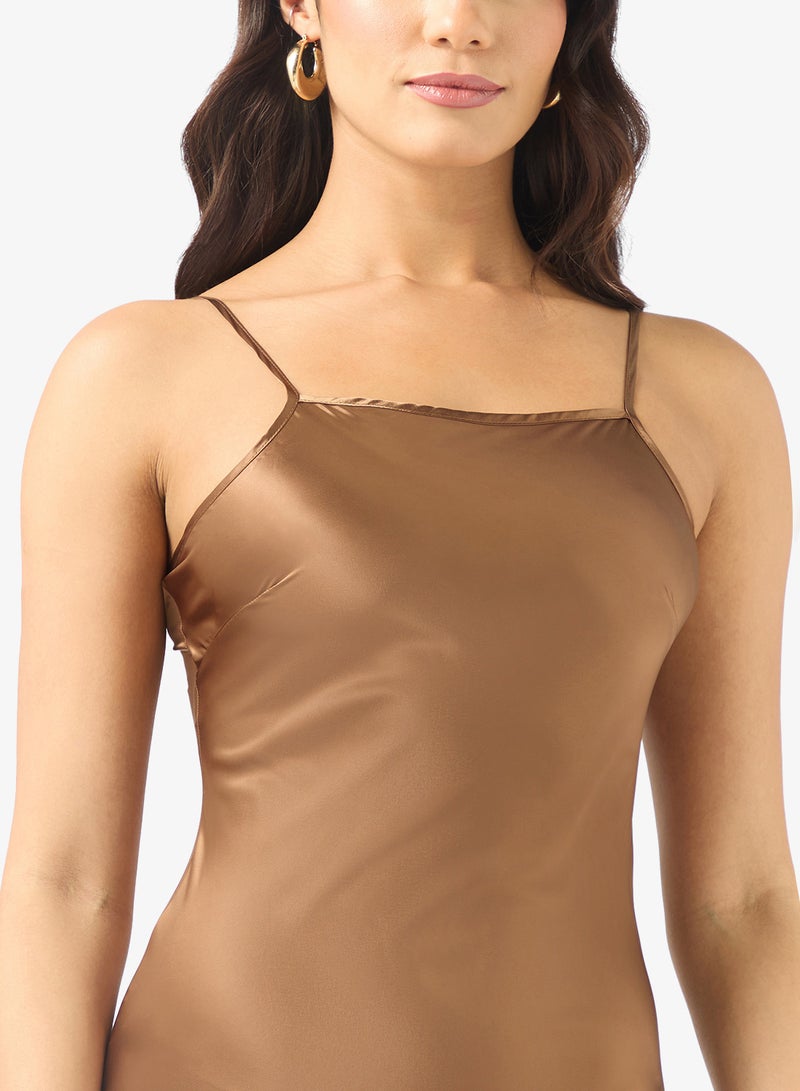 BCBG strappy SATIIN SLIP maxi DRESS - Image 3