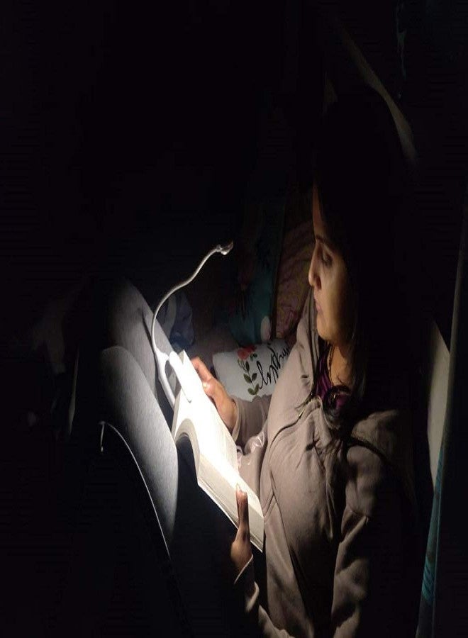 RETSPHIX Adjustable Book Light with Flexible Arm, Lightweight COB Clip Lamp for Night Study, Bedside & Travel Use - Image 2
