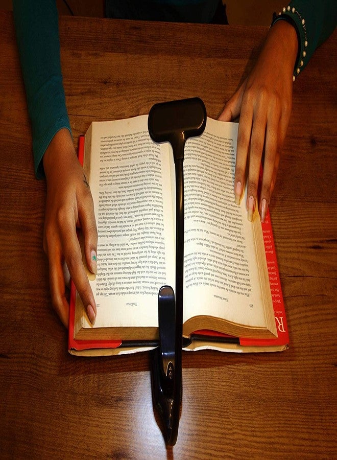 RETSPHIX Adjustable Book Light with Flexible Arm, Lightweight COB Clip Lamp for Night Study, Bedside & Travel Use - Image 3