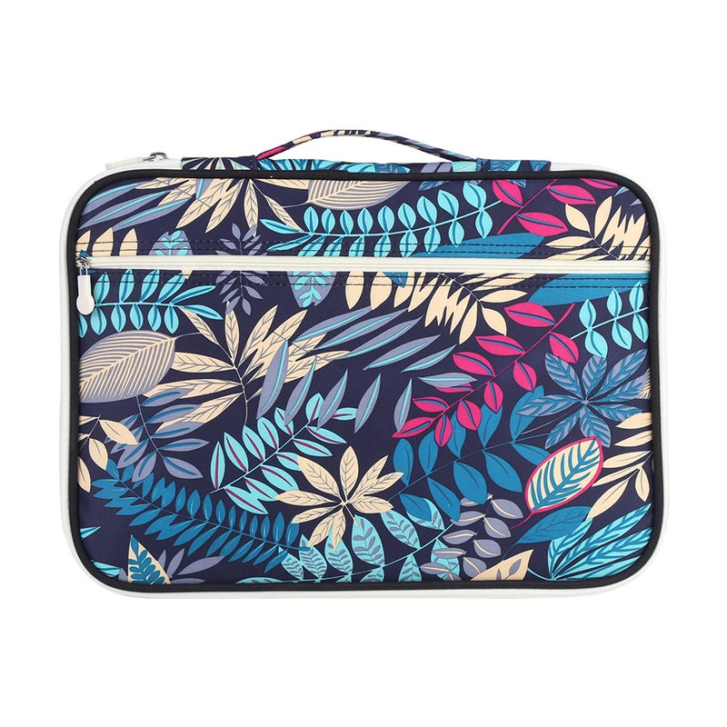 2Types A4 Document Bag File Folder Portfolio Organizer Computer Notebook Zippered Case - Image 2