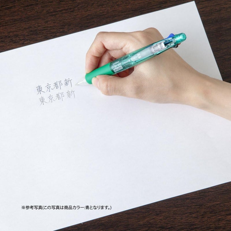 Zebra Technologies Zebra Clip-On Multifunctional Pen, Clear Blue Barrel (B4SA1-BL) - Image 5