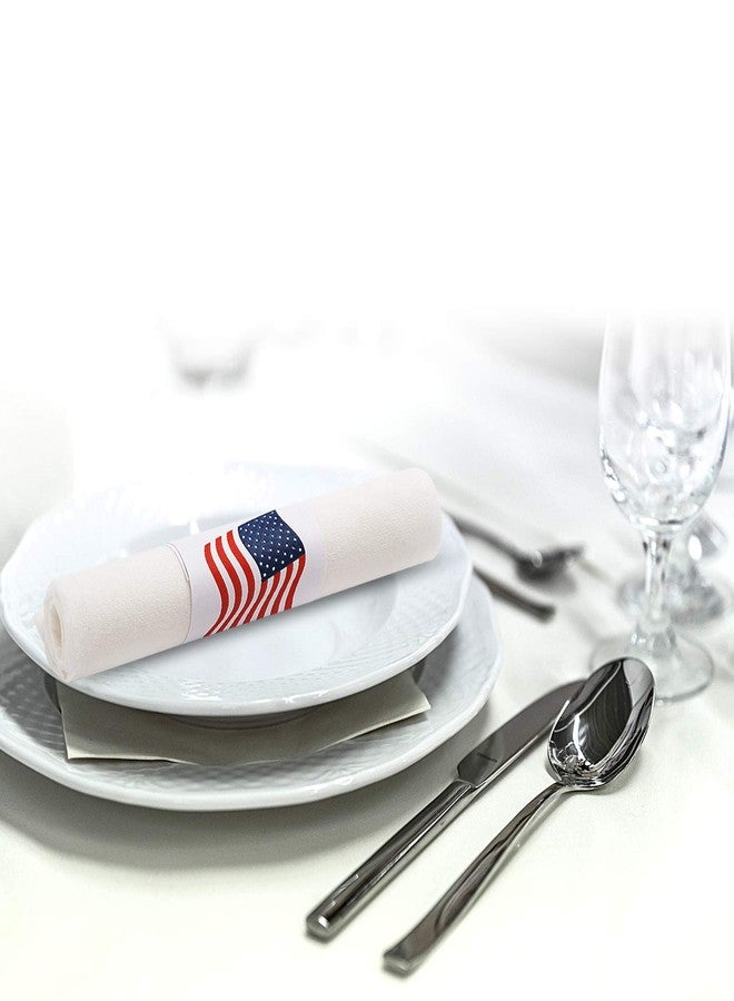 Gmark Paper Napkin Band Box of 2500, Paper Napkin Rings self Adhesive (US Flag) GM1109 - Image 4