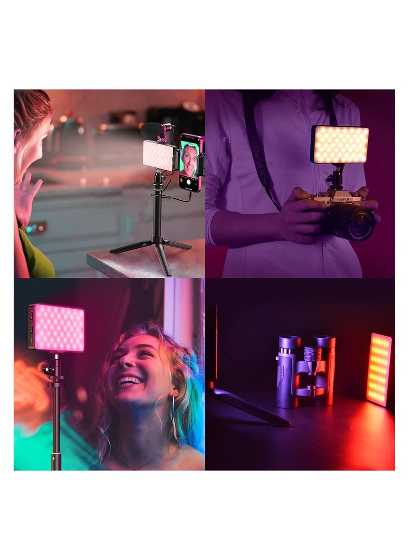 APEXEL FL07 RGB LED Light Kit CRI95+ Dimmable Pocket for Photography Vlogging  - Image 2