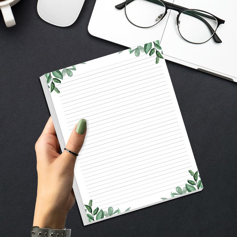 Yaridar (3-Pack) Stationery Lined Paper, Letter Size Unpunched Ruled Filler Paper, 300Sheets / 600Pages Loose-Leaf Line Paper, 100gsm White Paper, 8.5'' x 11'', Leaf - Image 5