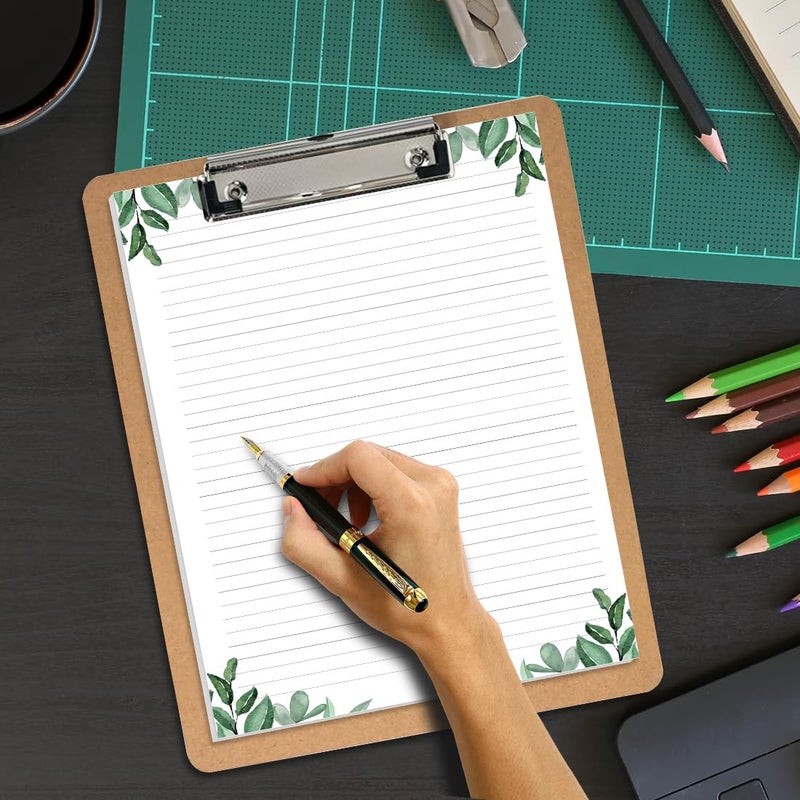 Yaridar (3-Pack) Stationery Lined Paper, Letter Size Unpunched Ruled Filler Paper, 300Sheets / 600Pages Loose-Leaf Line Paper, 100gsm White Paper, 8.5'' x 11'', Leaf - Image 3