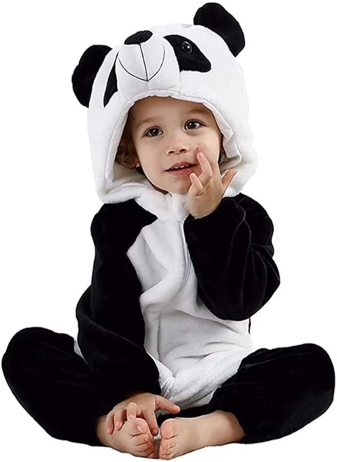 panda Toy Animal Tights Role Play Costume（Black and white） 